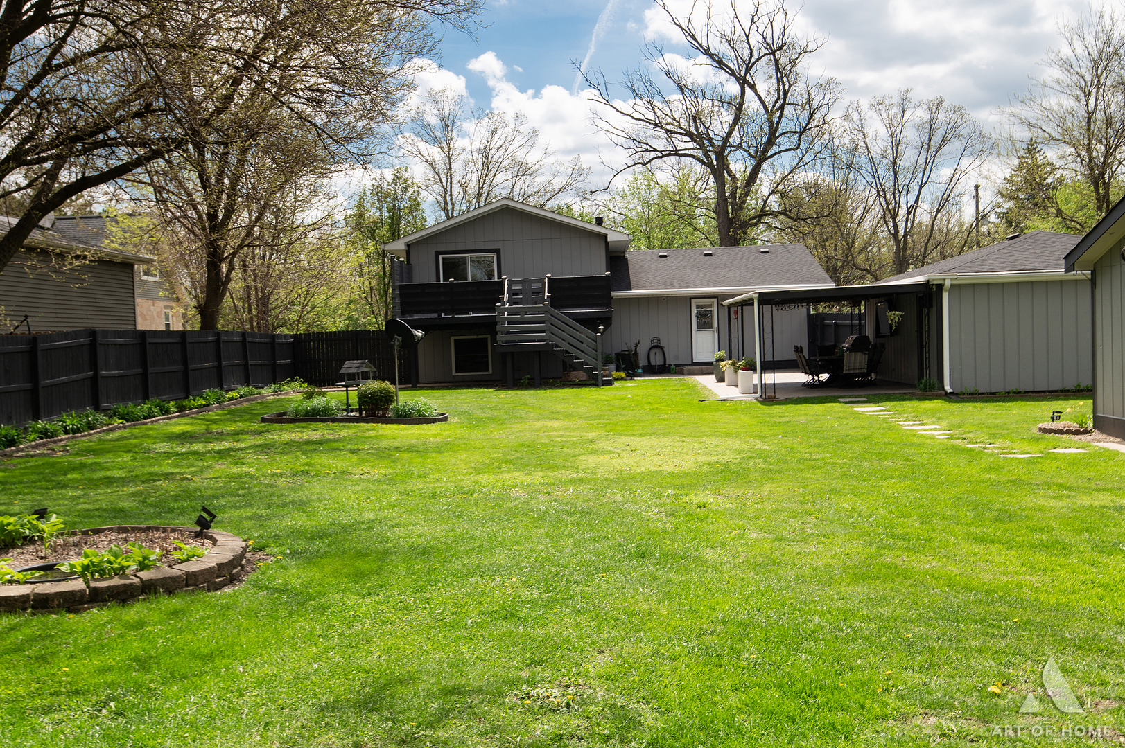 15529 129th Street Lemont, IL 60439 - Photo 47 of 65 a view of a house with a yard and large trees