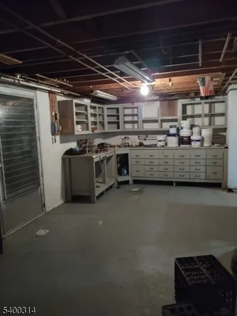 a view of a storage room