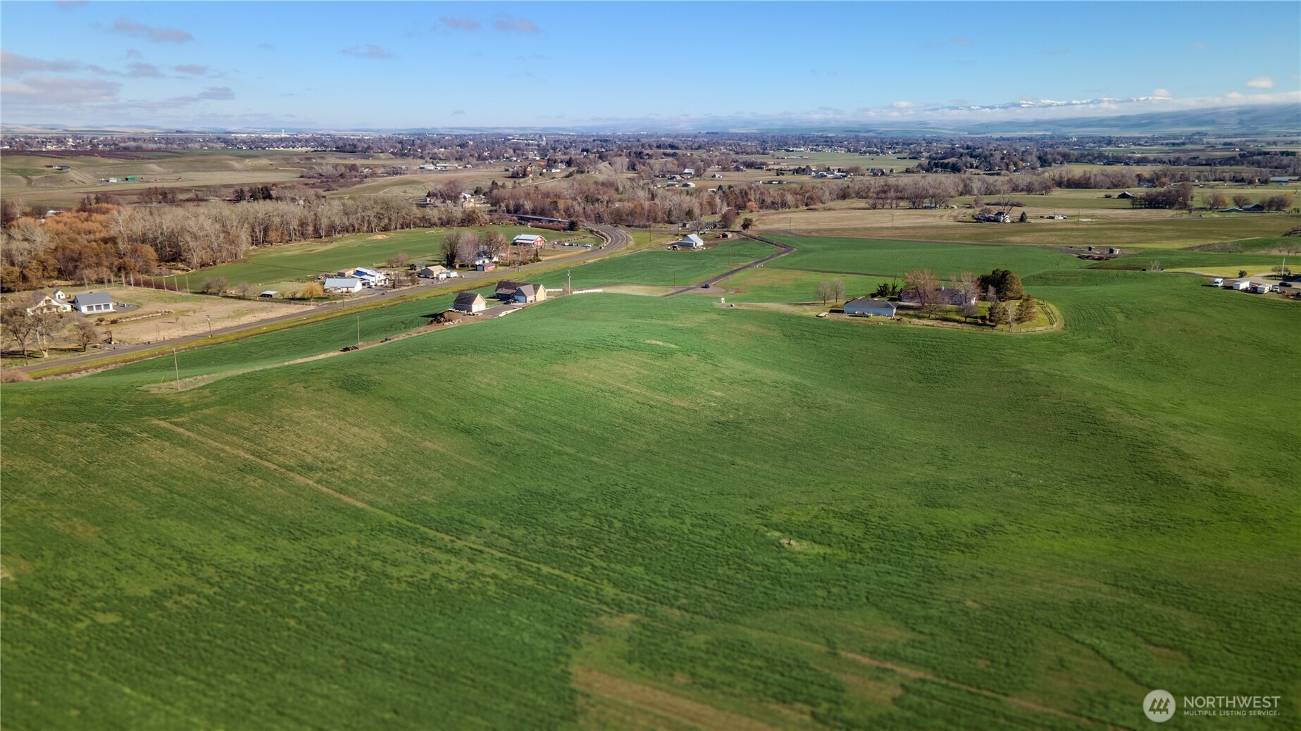 187 Cross Creek Road Walla Walla, WA 99362 - Photo 16 of 22 an aerial view of a houses with outdoor space and trees