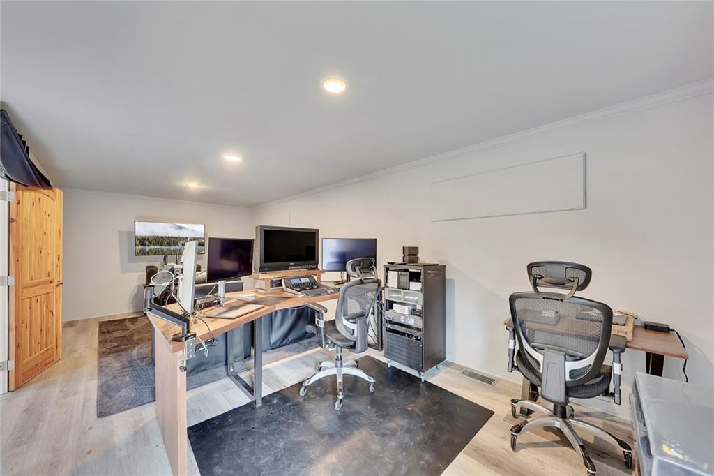 801 Town Creek Church Road Talking Rock, GA 30175 - Photo 35 of 58 a view of a workspace with furniture and a window