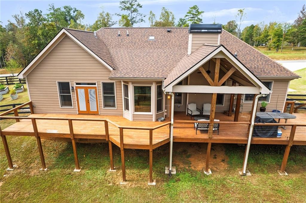 801 Town Creek Church Road Talking Rock, GA 30175 - Photo 47 of 58 a view of a house with pool side view