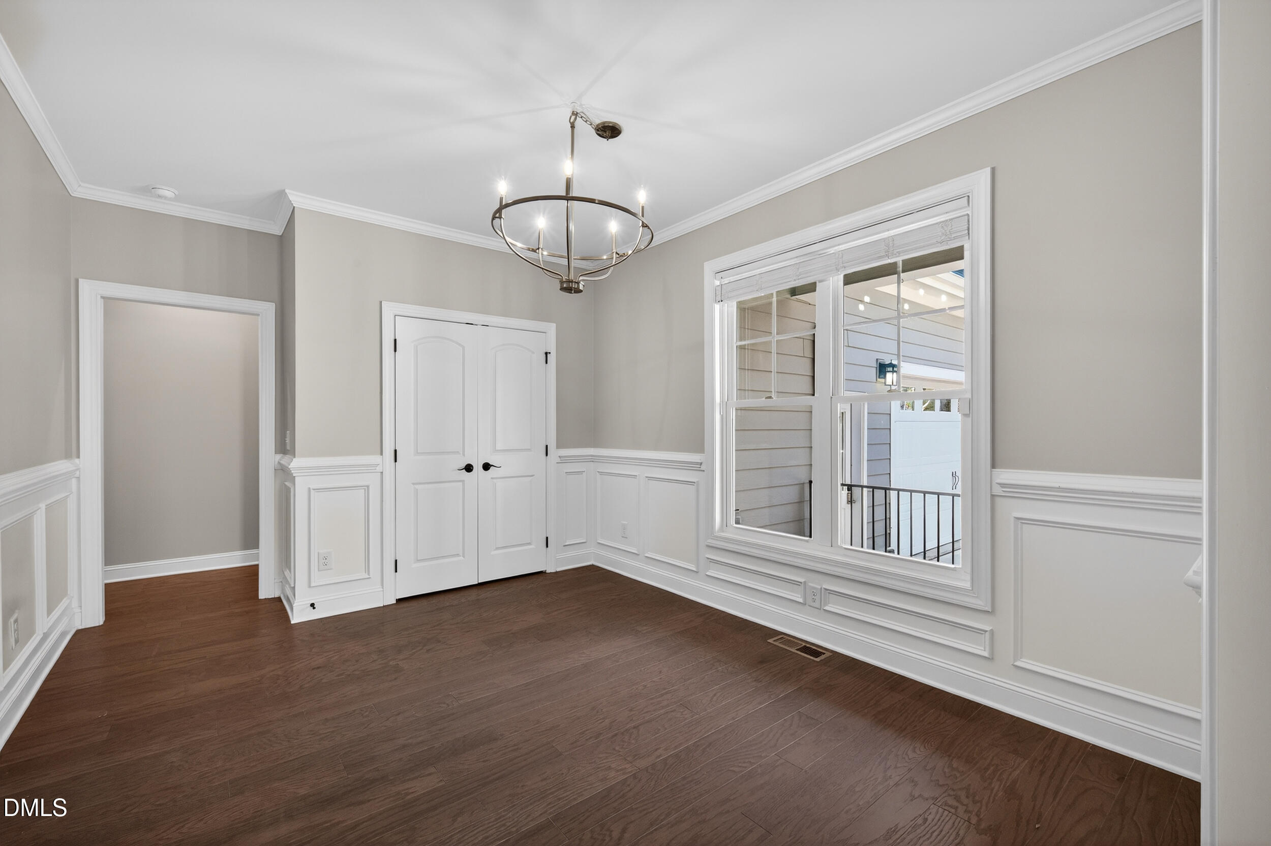 231 High Ridge Lane Pittsboro, NC 27312 - Photo 12 of 47 a view of empty room with wooden floor and window