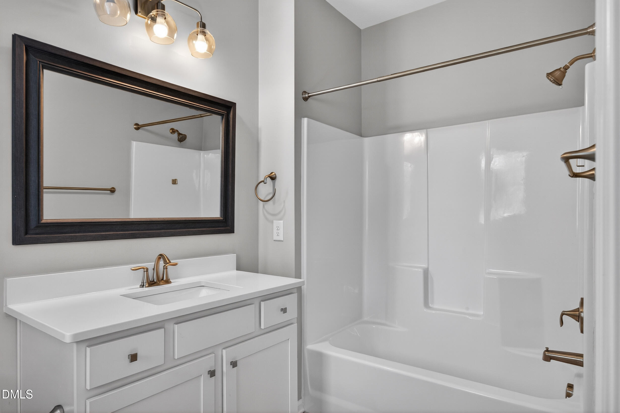231 High Ridge Lane Pittsboro, NC 27312 - Photo 33 of 47 a bathroom with a sink vanity granite tub and shower
