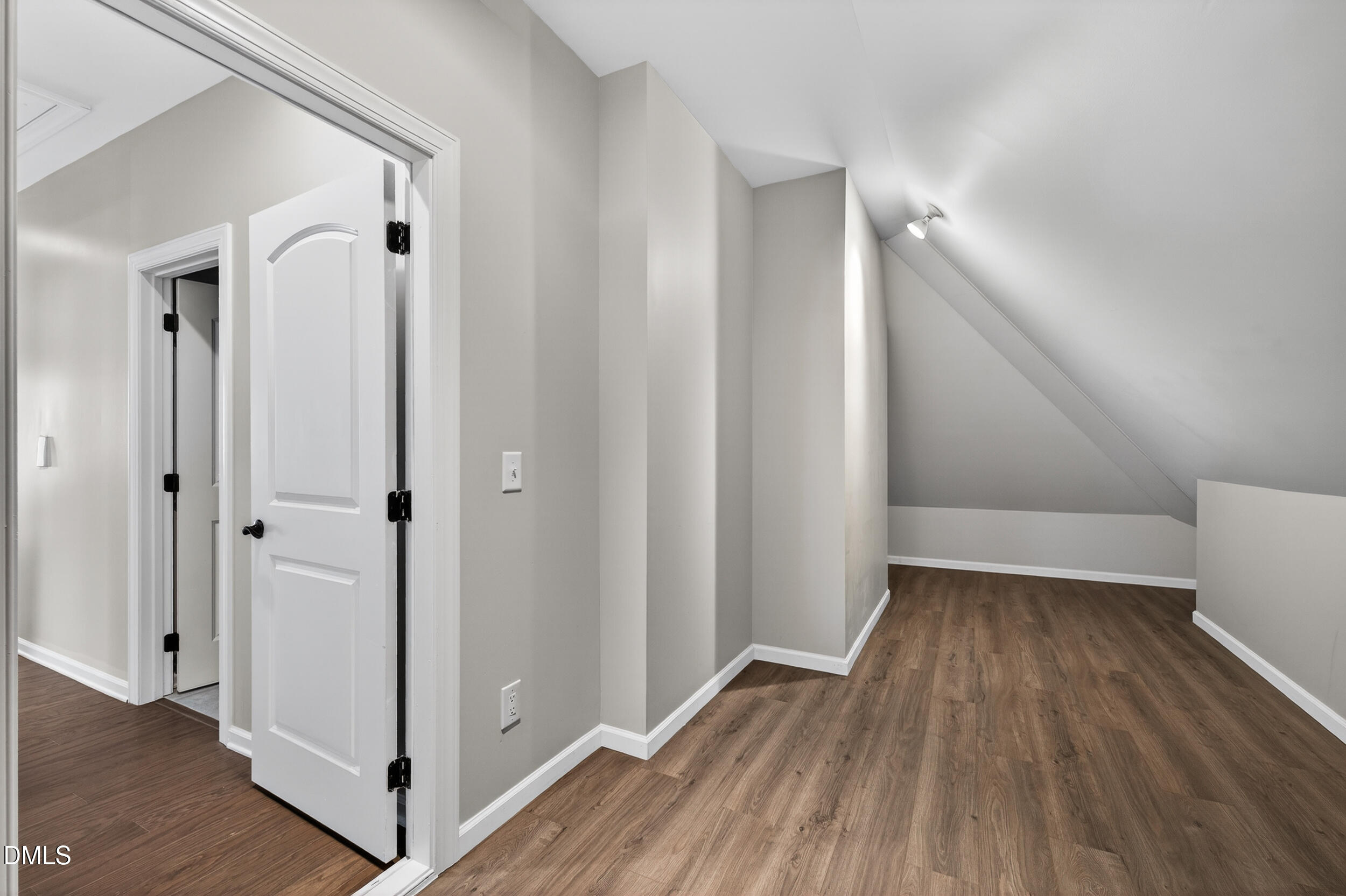 231 High Ridge Lane Pittsboro, NC 27312 - Photo 36 of 47 a view of hallway with wooden floor and stairs