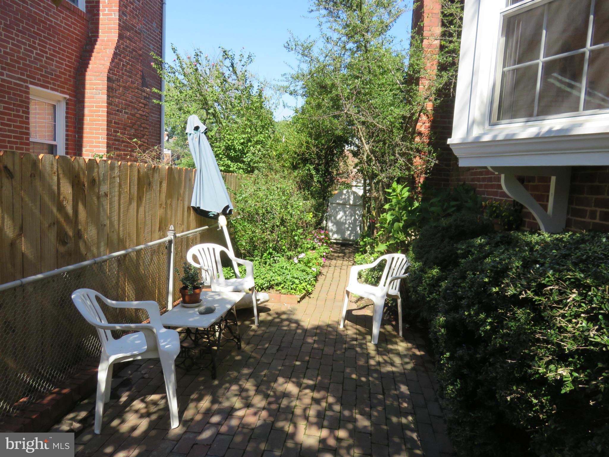1930 Edgewood Road Baltimore, MD 21286 - Photo 28 of 30 a view of backyard with outdoor seating and plants