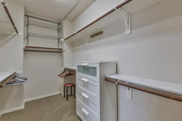 a view of walk in closet