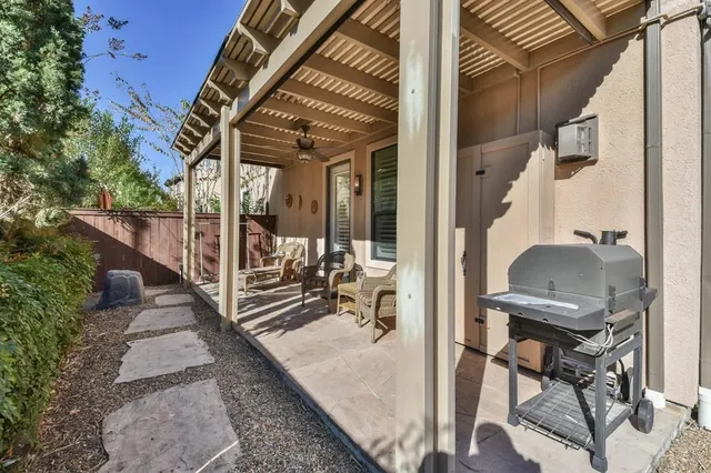 a view of balcony and patio