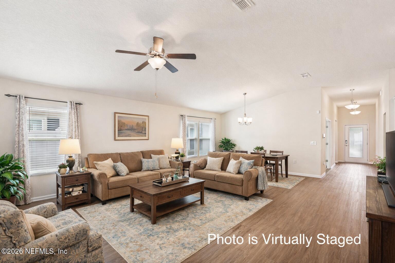 4090 Spring Creek Lane Middleburg, FL 32068 - Photo 5 of 32 Living Area 2 - Photo is Virtually Stage