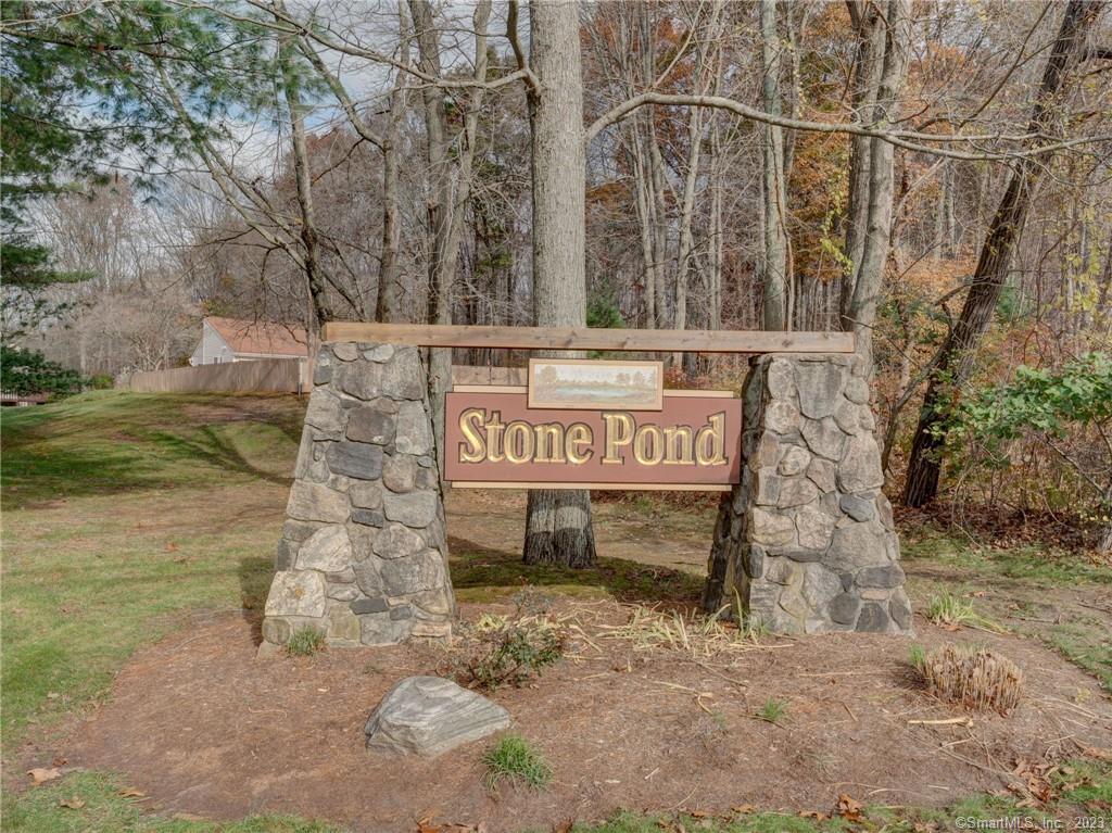 a sign on the side of a road