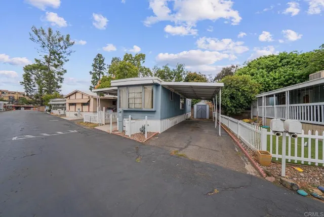 a view of a house with a patio