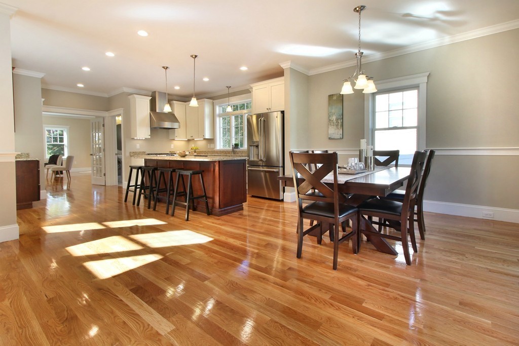 198 Overlook Road Arlington, MA 02474 - Photo 6 of 25 a view of a dining area with furniture window and wooden floor