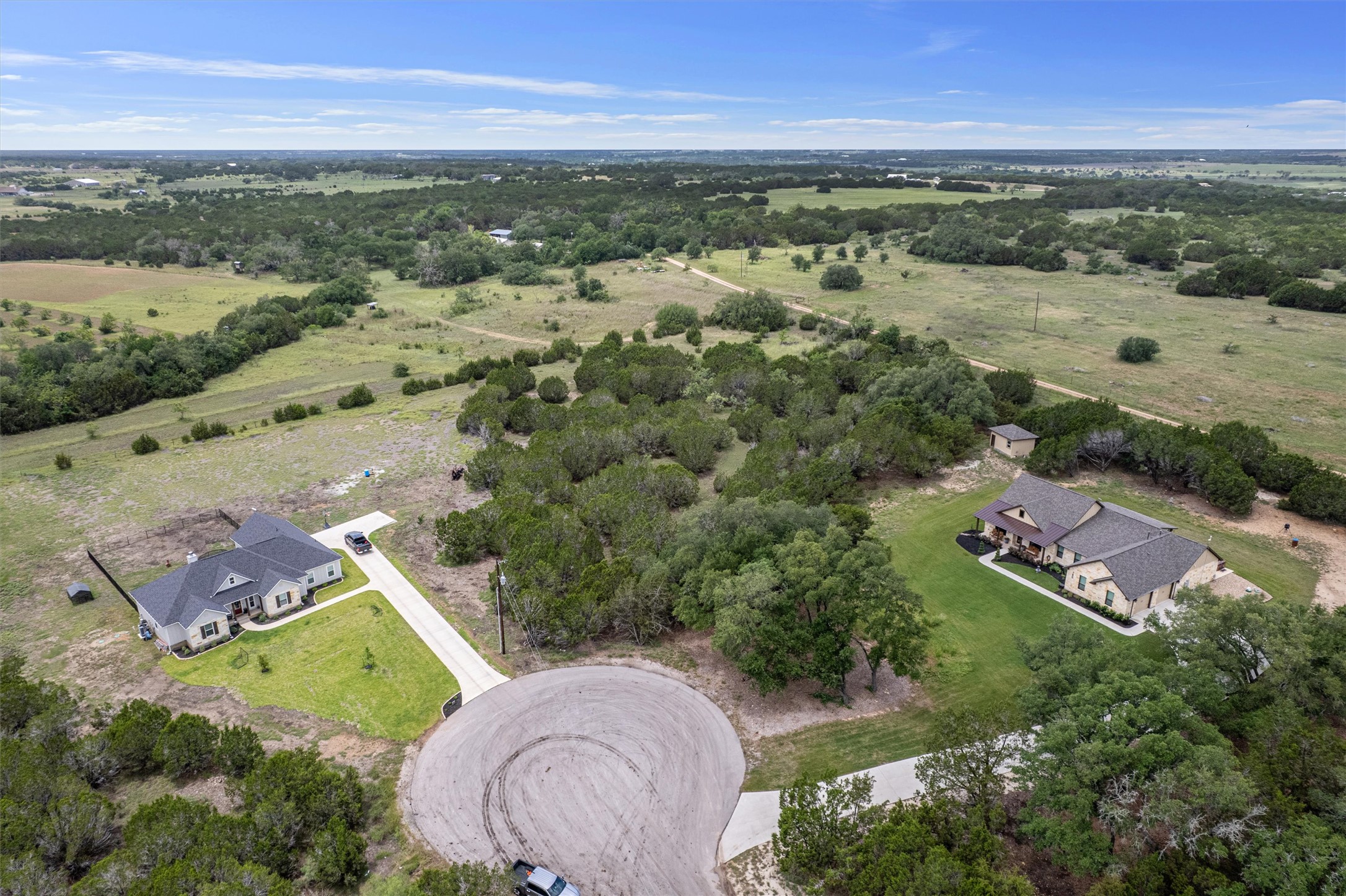 Lot 21 Rosebud Ranch Road Bertram, TX 78605 - Photo 4 of 18 an aerial view of a house with a outdoor space