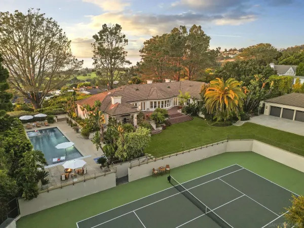 a view of a tennis court