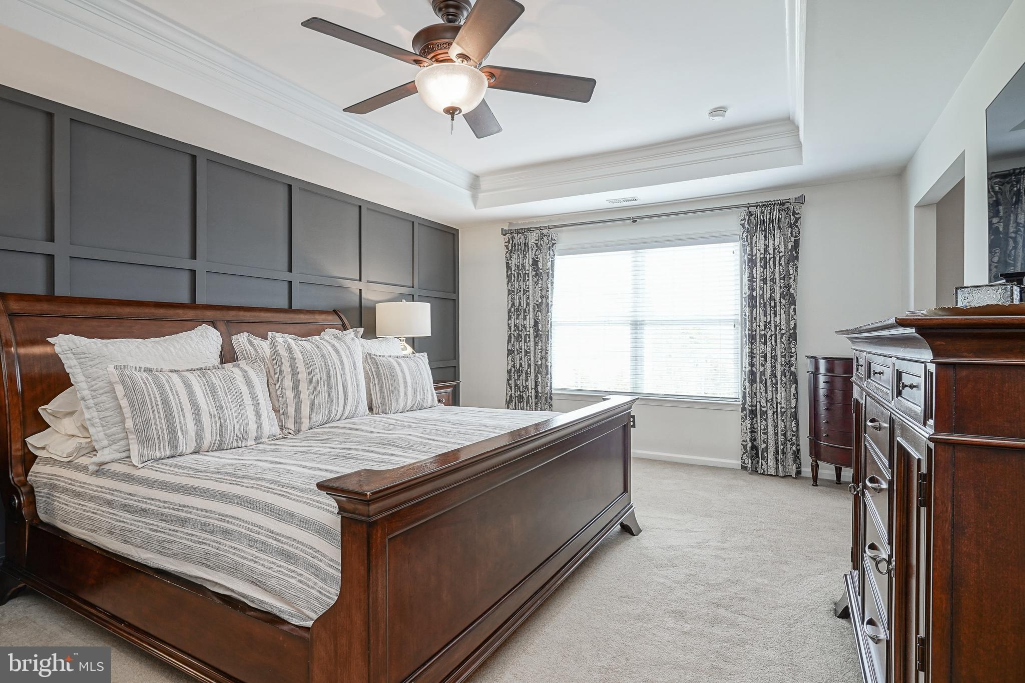 804 Chelsea Glenn Road Clarksboro, NJ 08020 - Photo 26 of 58 a bed room with a bed and a ceiling fan