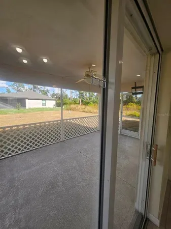 a view of a porch