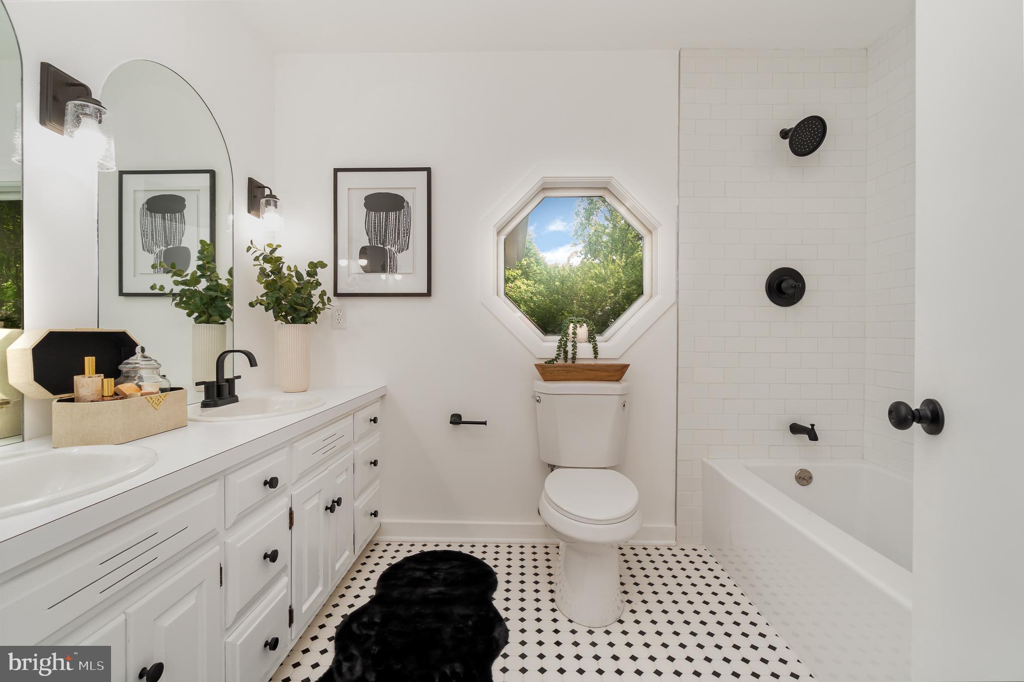 555 Hilltop Road Hummelstown, PA 17036 - Photo 33 of 56 a bathroom with a sink a toilet a mirror and shower