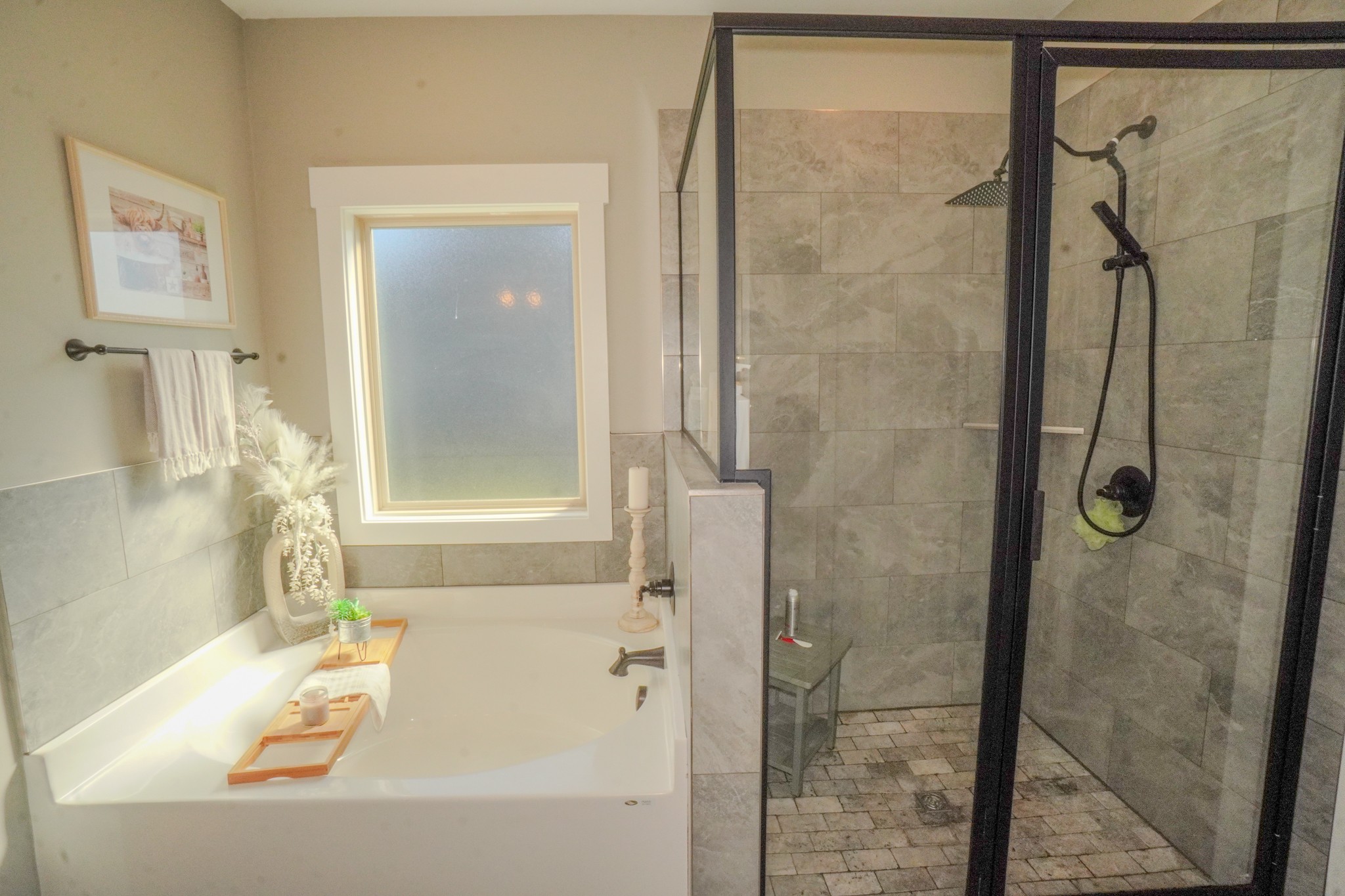 529 Clearview Road Cottontown, TN 37048 - Photo 29 of 64 a bathroom with a bathtub and a shower