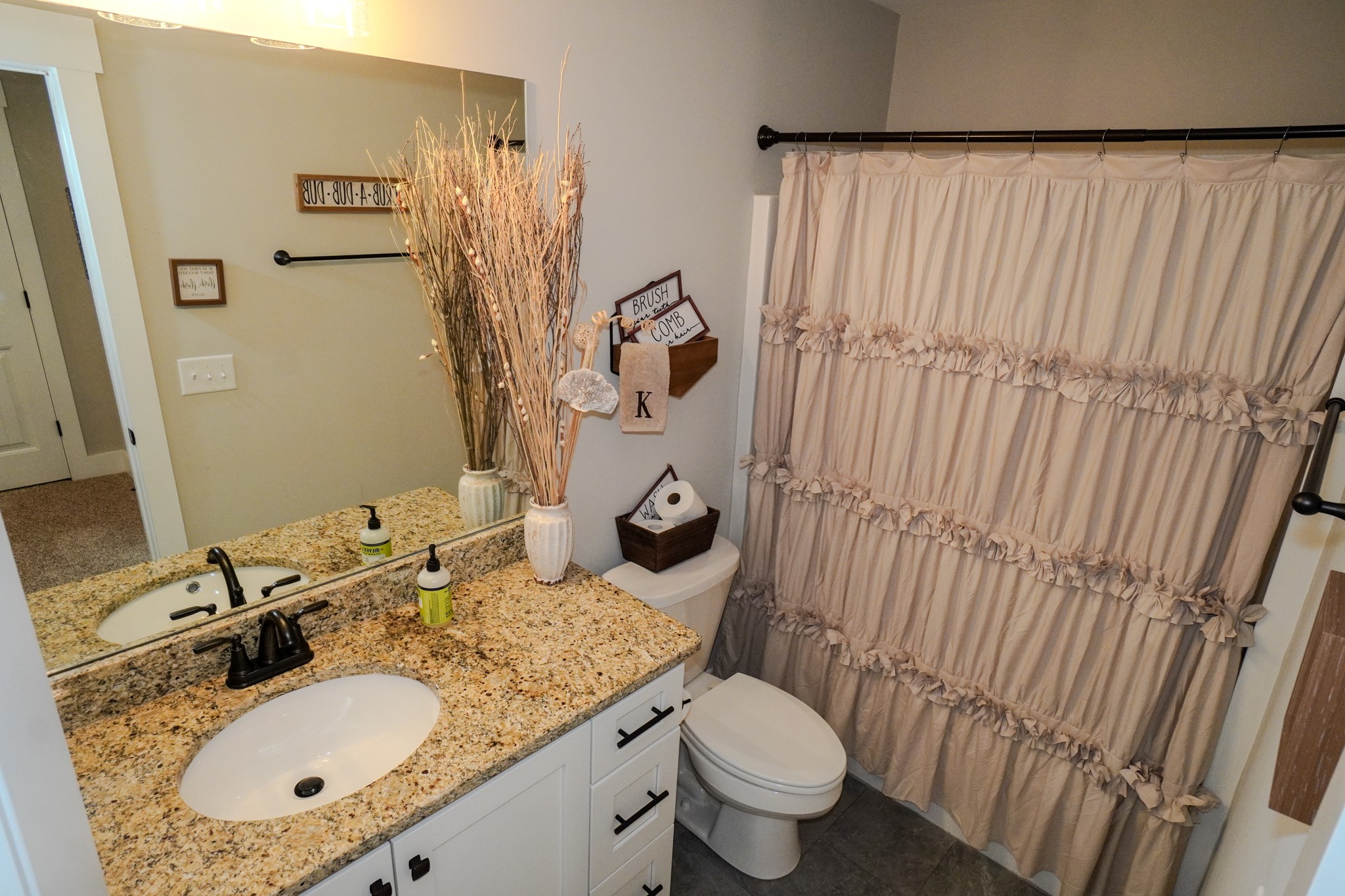 529 Clearview Road Cottontown, TN 37048 - Photo 41 of 64 a bathroom with a sink toilet and shower