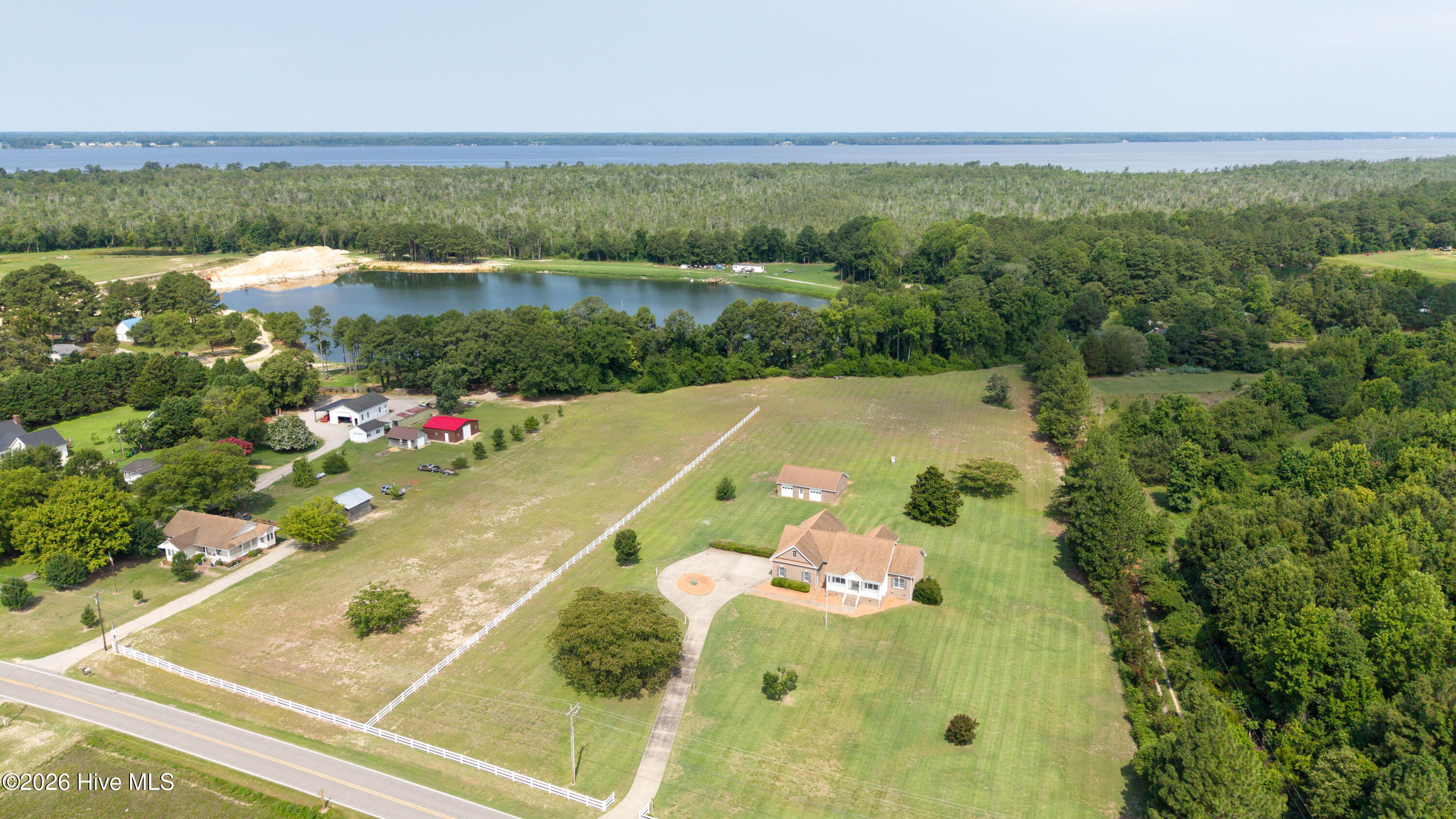 115 Tiptoe Road Edenton, NC 27932 - Photo 43 of 50 Private Pond + Chowan River in the background