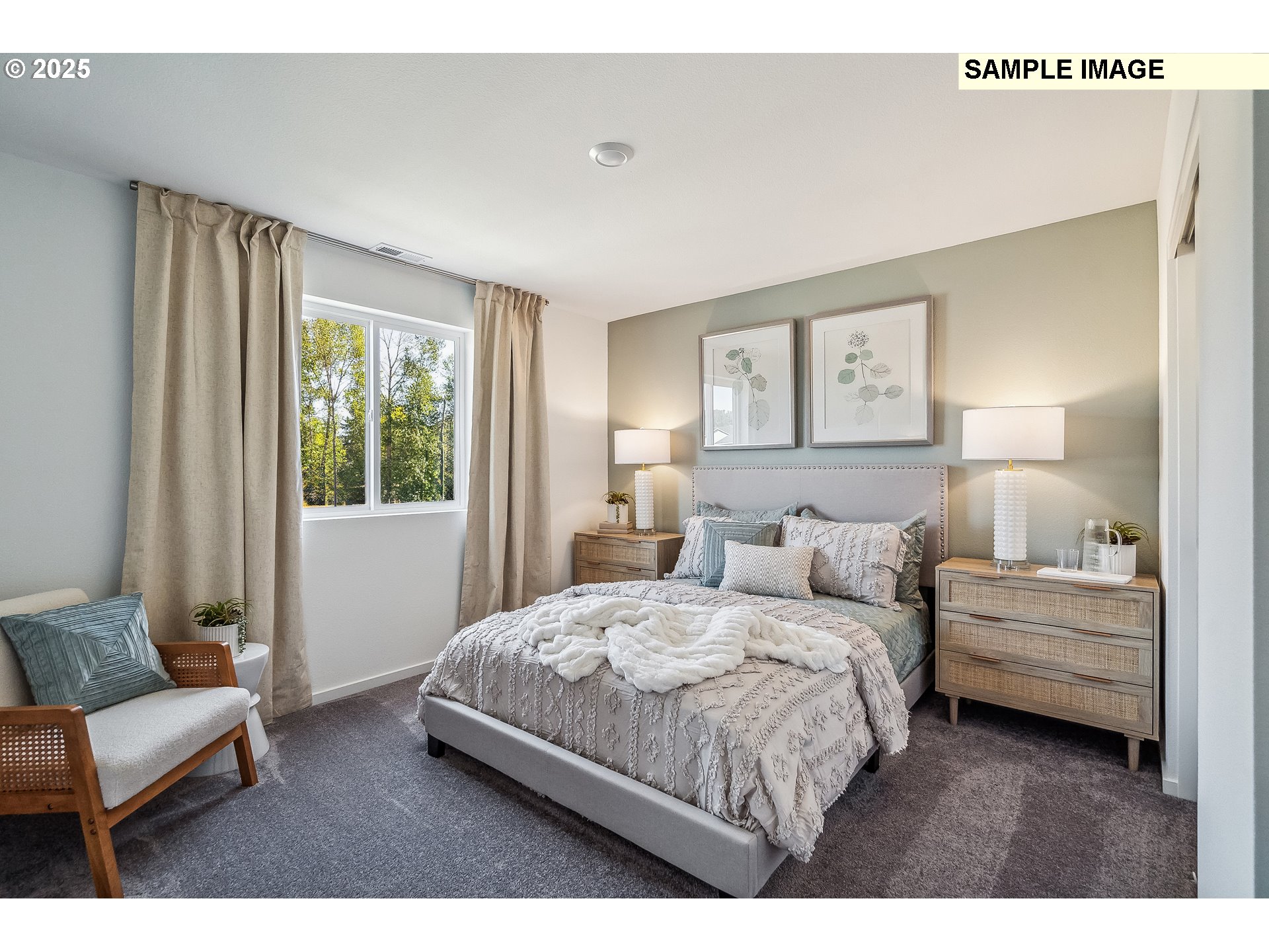 5791 Durst Street Eugene, OR 97402 - Photo 16 of 25 a bedroom with a bed and a couch