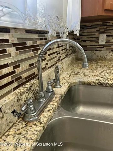 a view of a kitchen counter top space