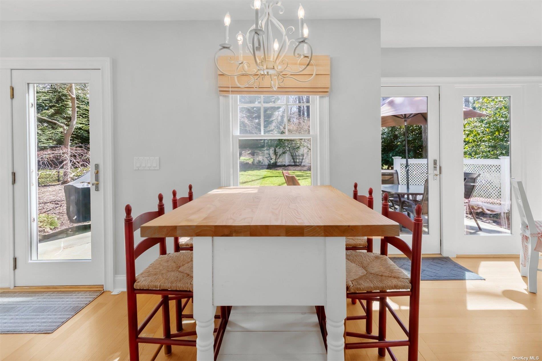 250 Wesland Road Southold, NY 11971 - Photo 13 of 29 a view of a dining room with furniture window and outside view