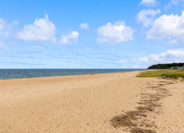 a view of an ocean and beach