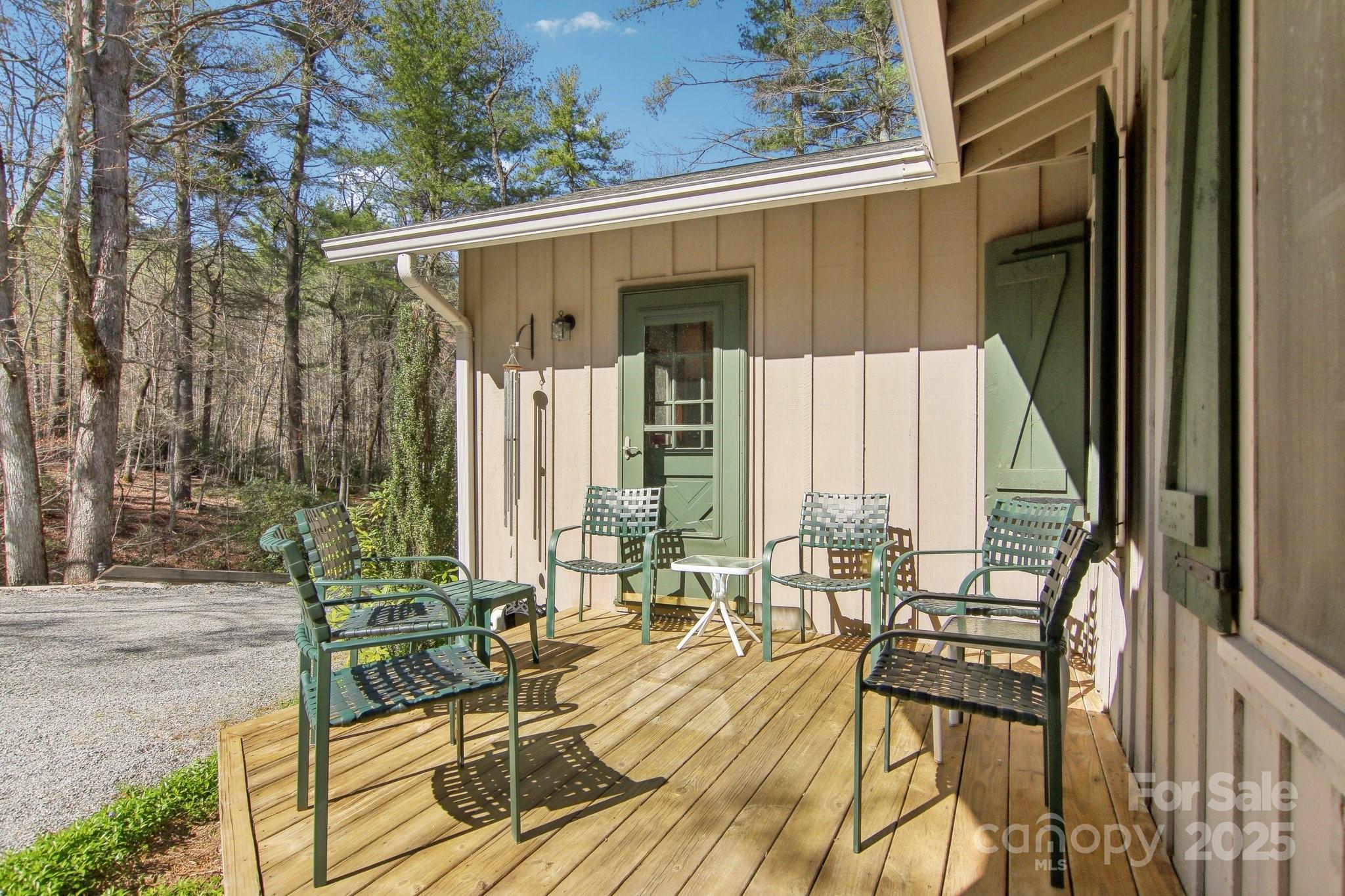 798 Evans Road Hendersonville, NC 28739 - Photo 30 of 45 a view of deck with patio