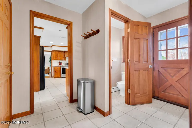 a room with furniture and windows