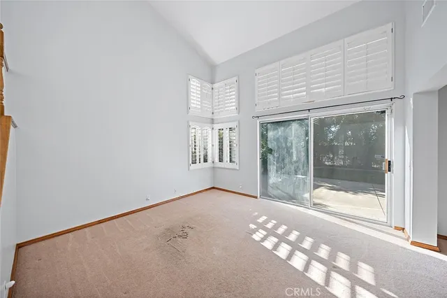 a view of livingroom with window