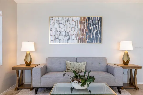 a view of a living room