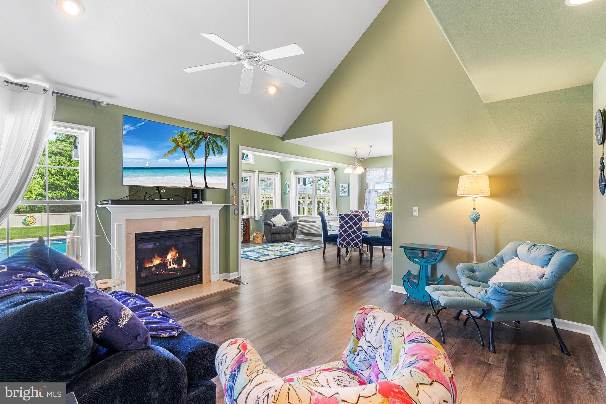 30249 Armory Road Dagsboro, DE 19939 - Photo 16 of 41 a living room with furniture and a fireplace