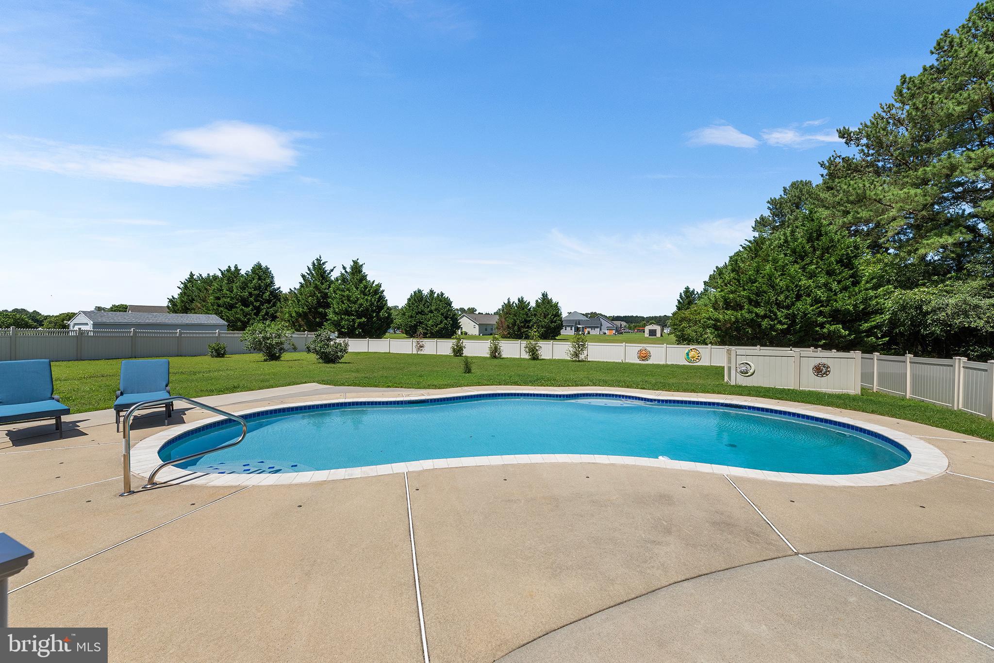 30249 Armory Road Dagsboro, DE 19939 - Photo 34 of 41 a view of swimming pool with a yard