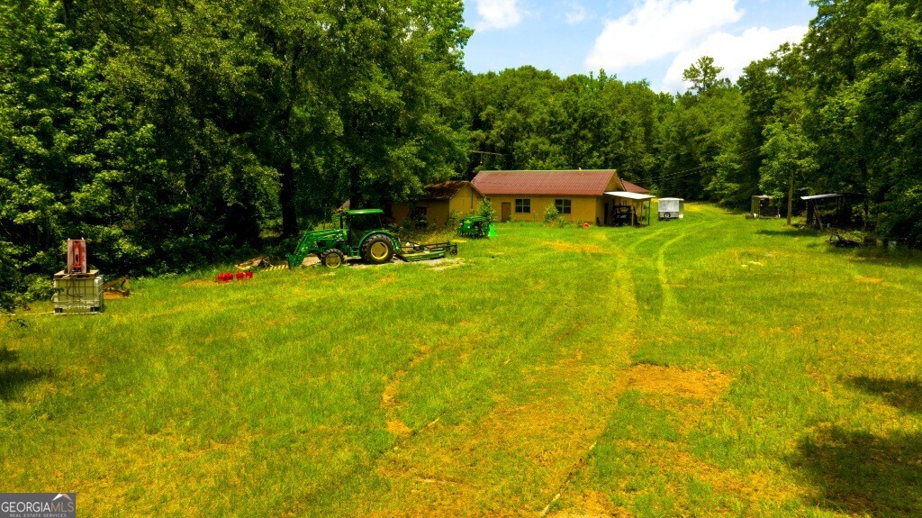 1230 Agricola Road Mitchell, GA 30820 - Photo 42 of 43 a view of a swimming pool with a garden