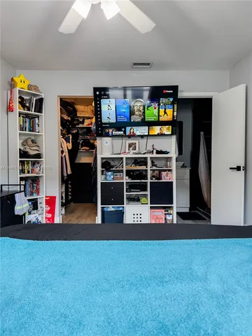 a room with storage and utility