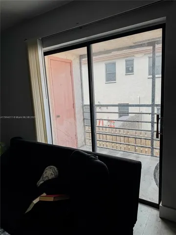 a view of city from a balcony