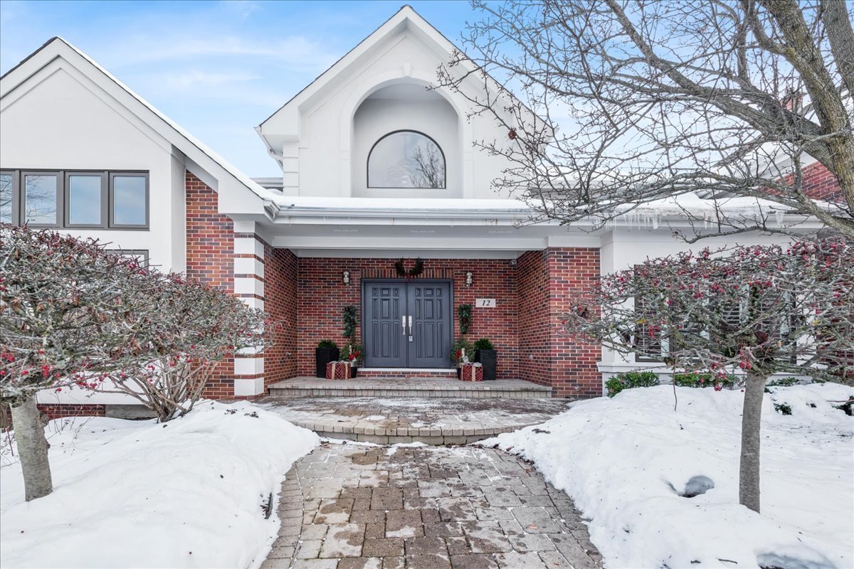 12 East Penny Road South Barrington, IL 60010 - Photo 2 of 61 a view of a house with a yard covered with snow