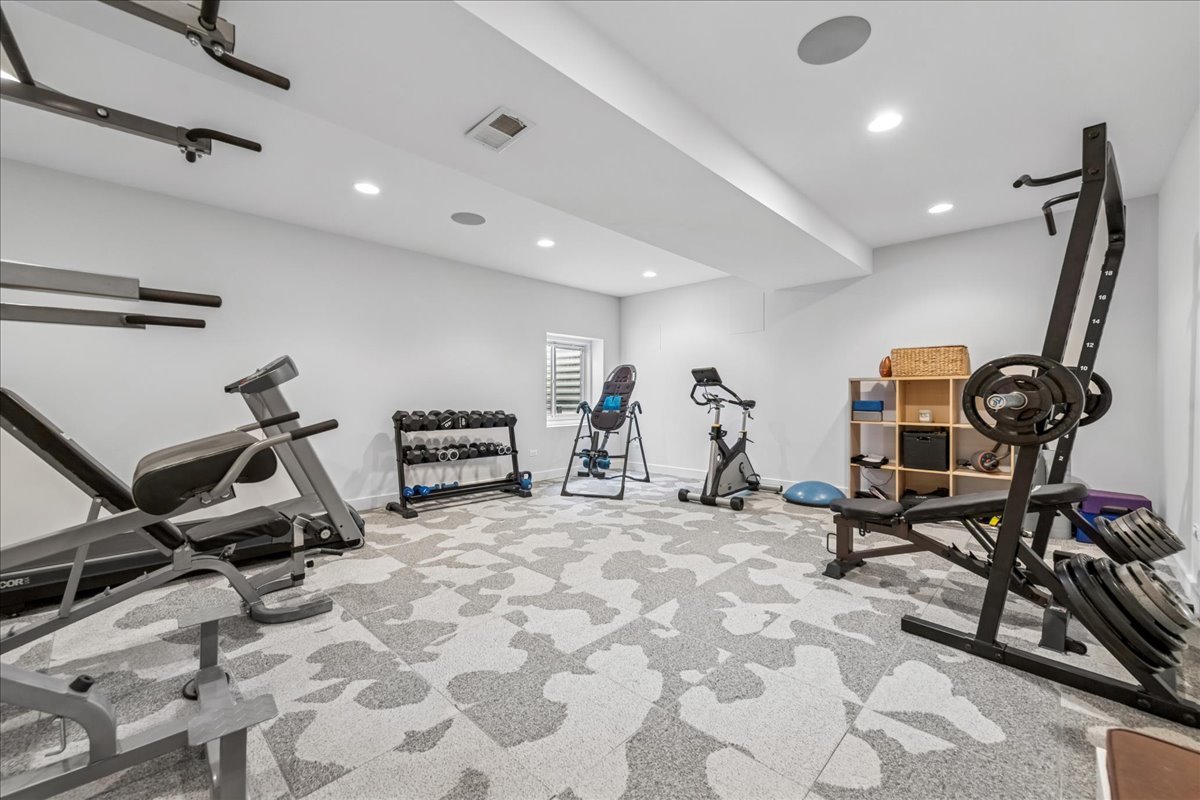 12 East Penny Road South Barrington, IL 60010 - Photo 36 of 61 a view of a room with gym equipment