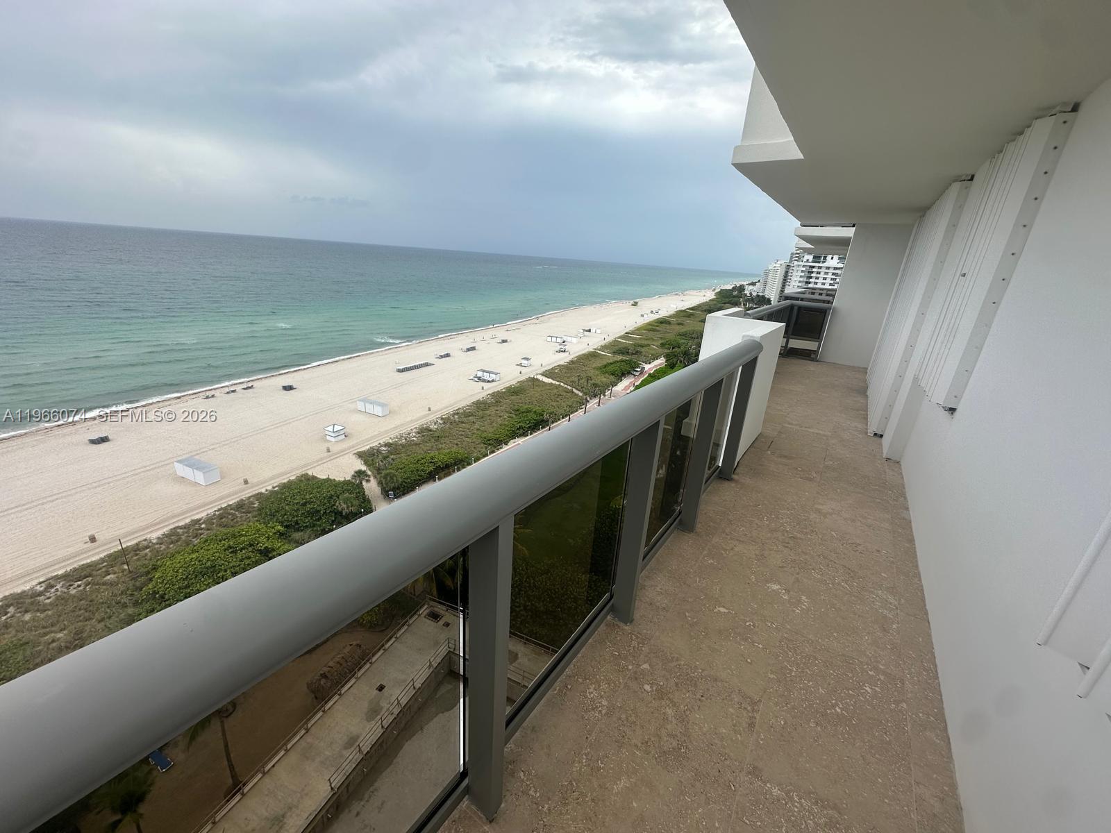 6039 Collins Avenue, Unit 1625 Miami Beach, FL 33140 - Photo 1 of 45 a view of balcony with outdoor space