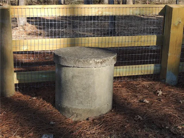a backyard of a house