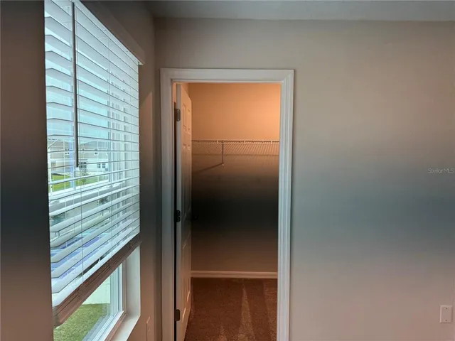 a view of walk in closet