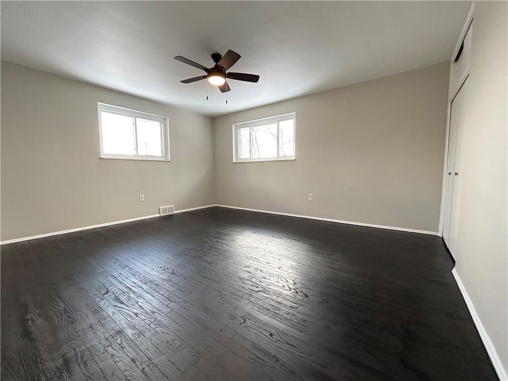 583 Cumberland Road Pittsburgh, PA 15237 - Photo 13 of 25 Freshly painted, refinished hardwood, and new fan with reversible blades
