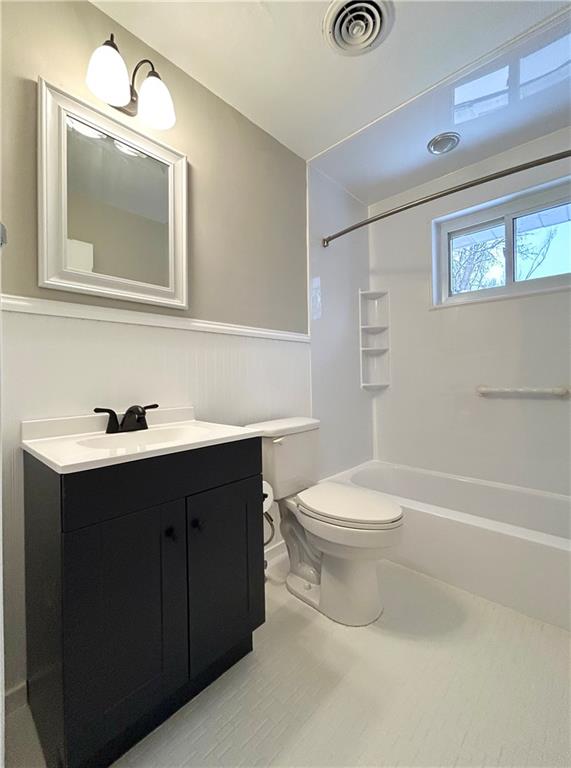 583 Cumberland Road Pittsburgh, PA 15237 - Photo 16 of 25 New vanity, mirror, light, and Wainscotting