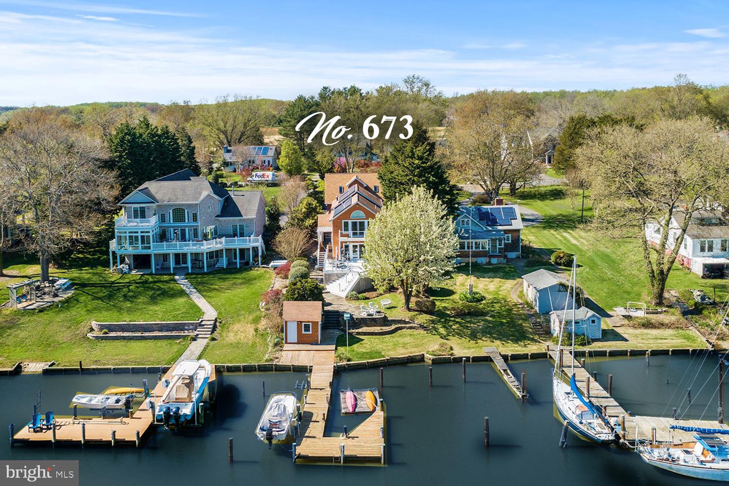 673 Red Cedar Road Annapolis, MD 21409 - Photo 1 of 46 Custom Waterfront in Coveted St. Margaret's Area