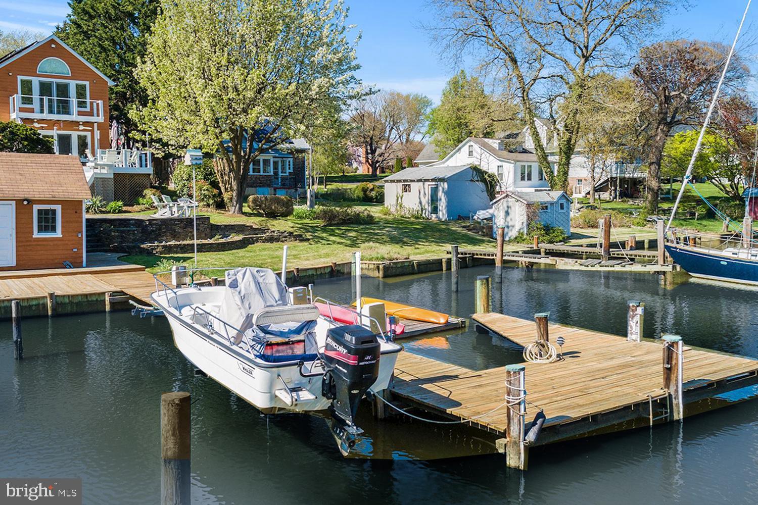 673 Red Cedar Road Annapolis, MD 21409 - Photo 39 of 46 Deep Water Boat Slip with Lift