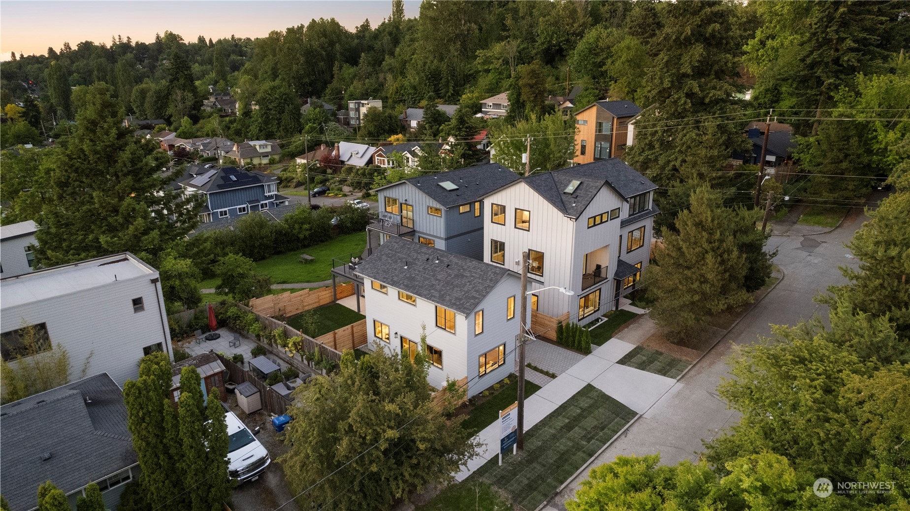3014 East Howell Street Seattle, WA 98122 - Photo 38 of 39 an aerial view of a house with a garden