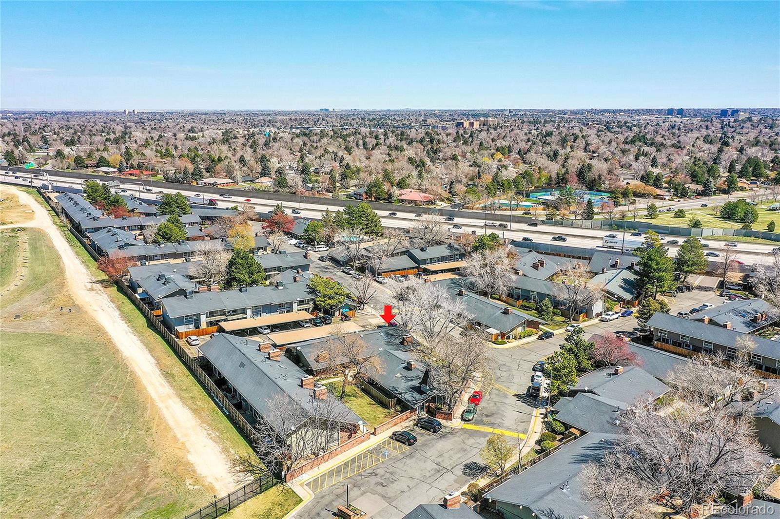 6495 East Happy Canyon Road, Unit 174 Denver, CO 80237 - Photo 27 of 32 an aerial view of a city