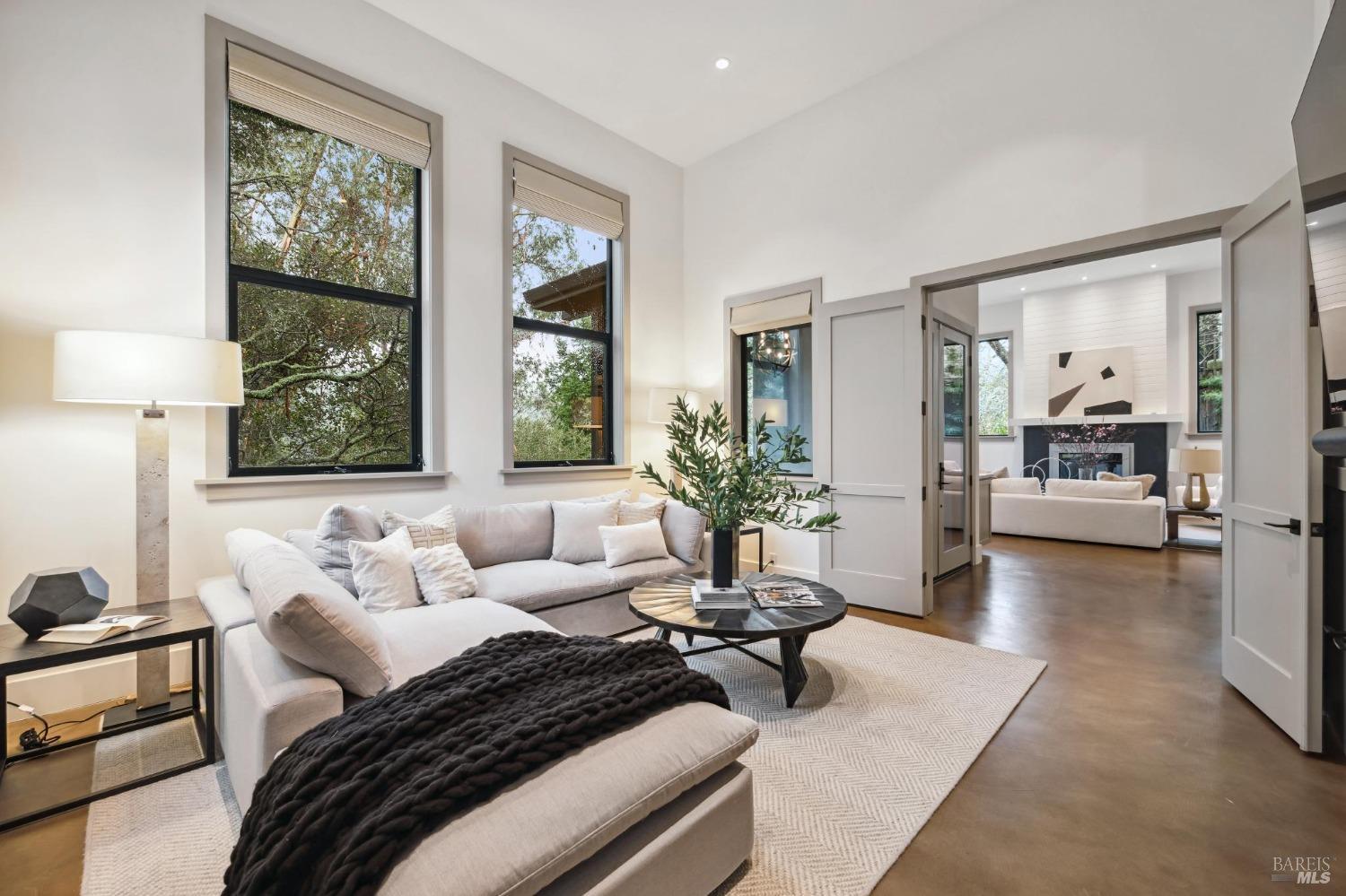23 Janes Street Mill Valley, CA 94941 - Photo 16 of 32 a living room with furniture and a large window