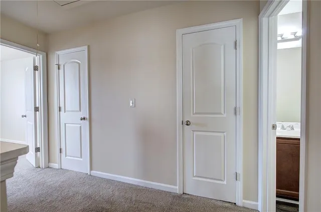 a view of yard with wooden fence