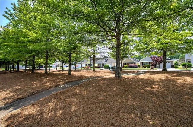 a view of street with trees